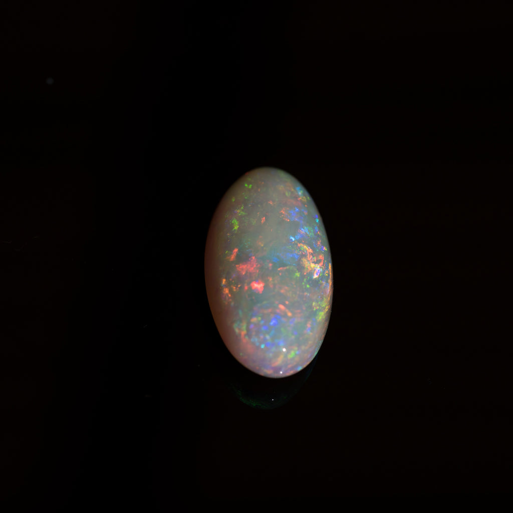 Genuine Australian Opal Loose Stone - Large Fire Opal Gem - Multi Color Natural Stone