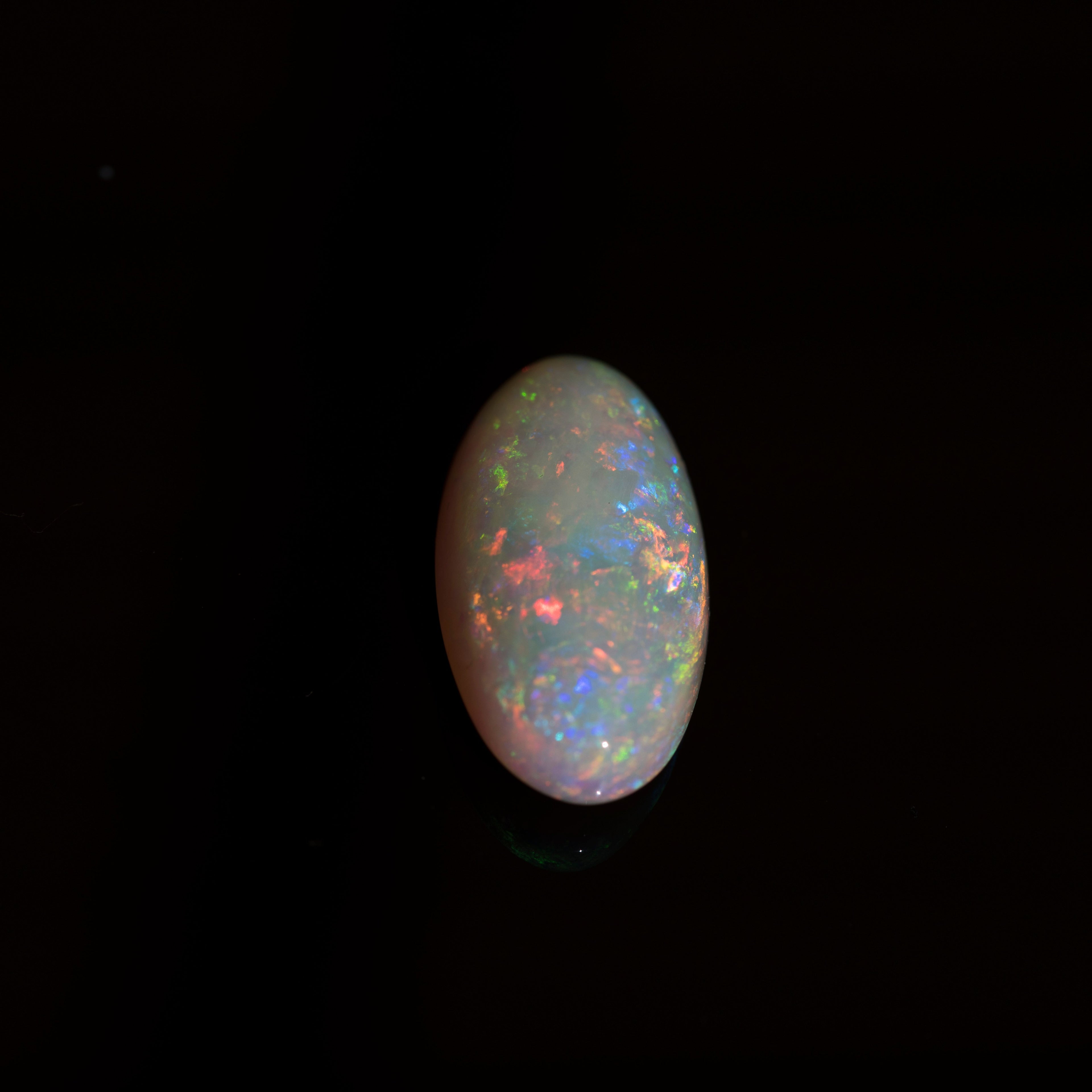 Genuine Australian Opal Loose Stone - Large Fire Opal Gem - Multi Color Natural Stone