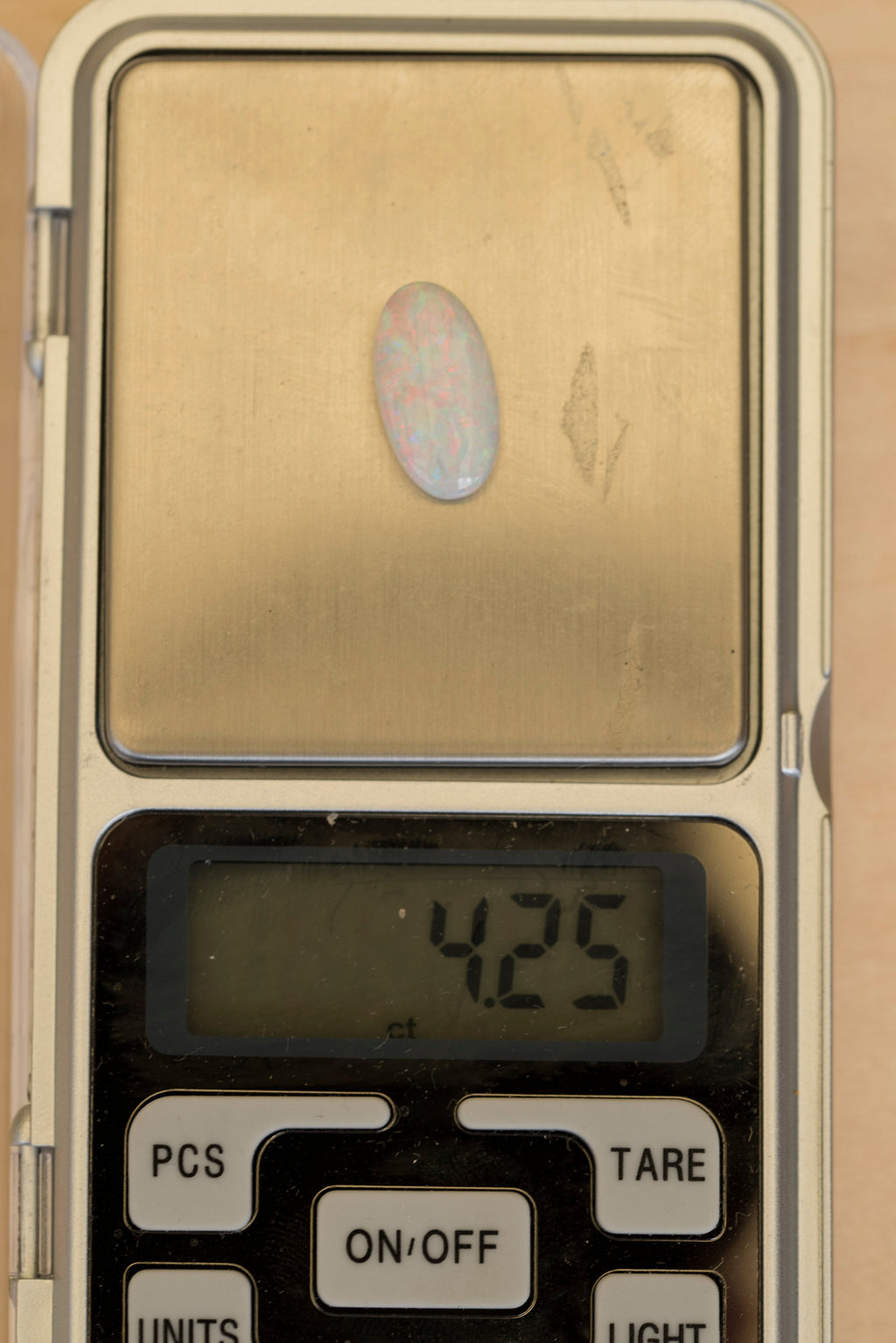 Genuine Australian Opal Loose Stone - Large Fire Opal Gem - Multi Color Natural Stone