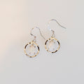 Australian White Opal - Multi Color Earrings - Authentic Australian Solid White Opal Earrings in Sterling Silver White Gold Plated