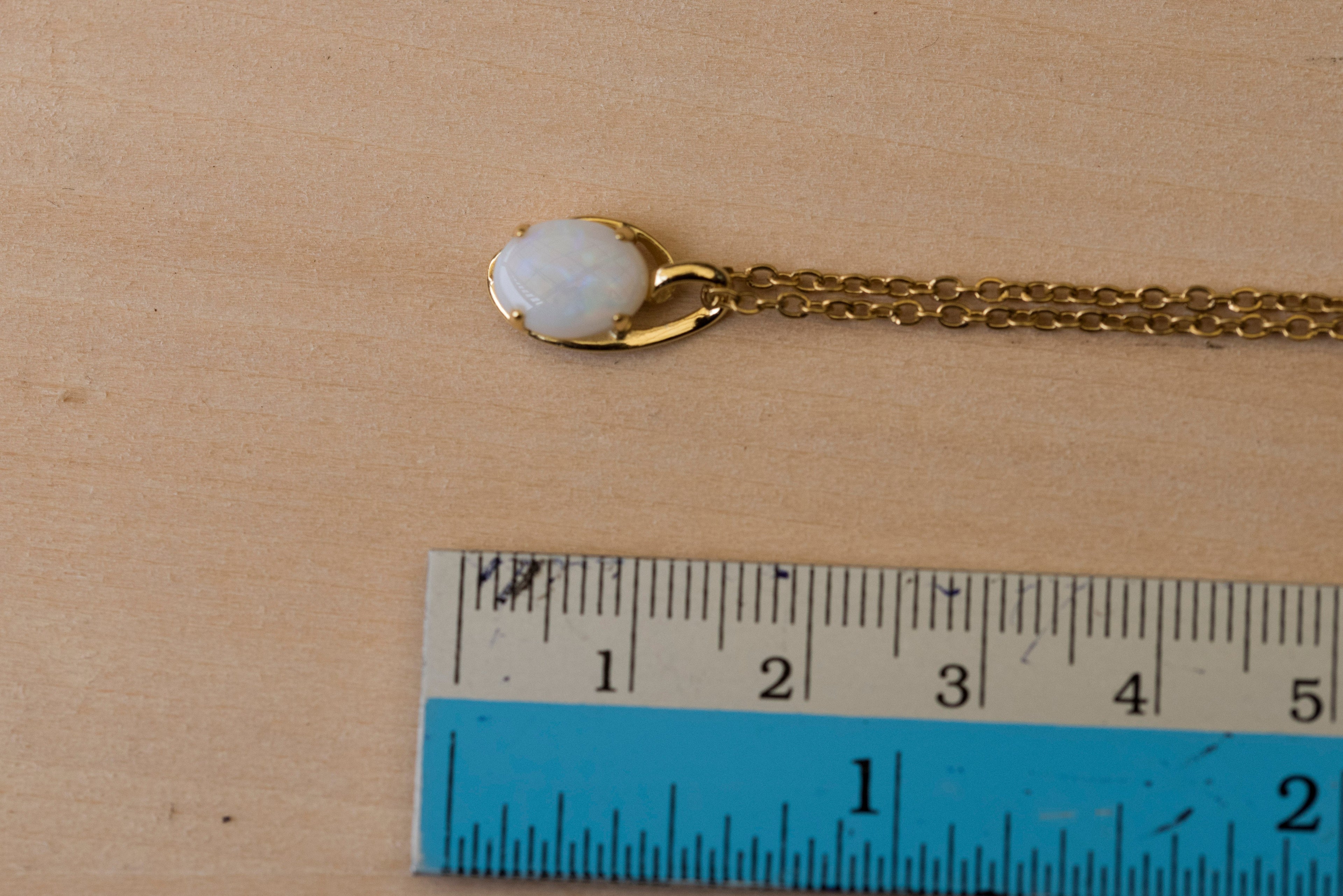 Genuine Australian Opal - Multi Color White Opal Necklace - Authentic Australian Solid Opal Necklace Pendant in Sterling Silver Yellow Gold Plated