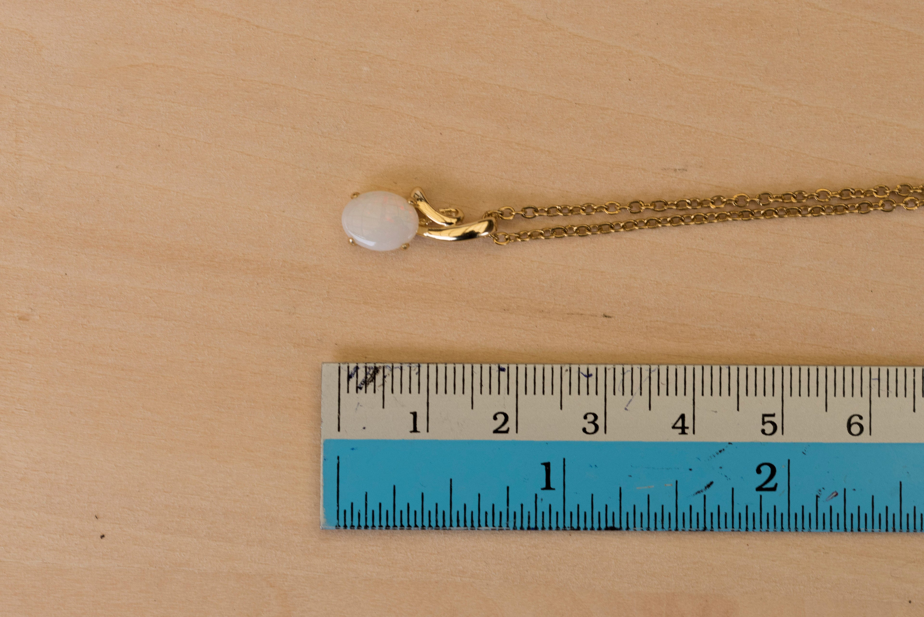 Genuine Australian Opal - Multi Color White Opal Necklace - Authentic Australian Solid Opal Necklace Pendant in Sterling Silver Yellow Gold Plated