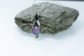 Multi Color Australian Black Opal Triplet - Genuine Australian Triplet Opal Necklace Pendant - White Gold Plated on Sterling Silver Women's Jewelry