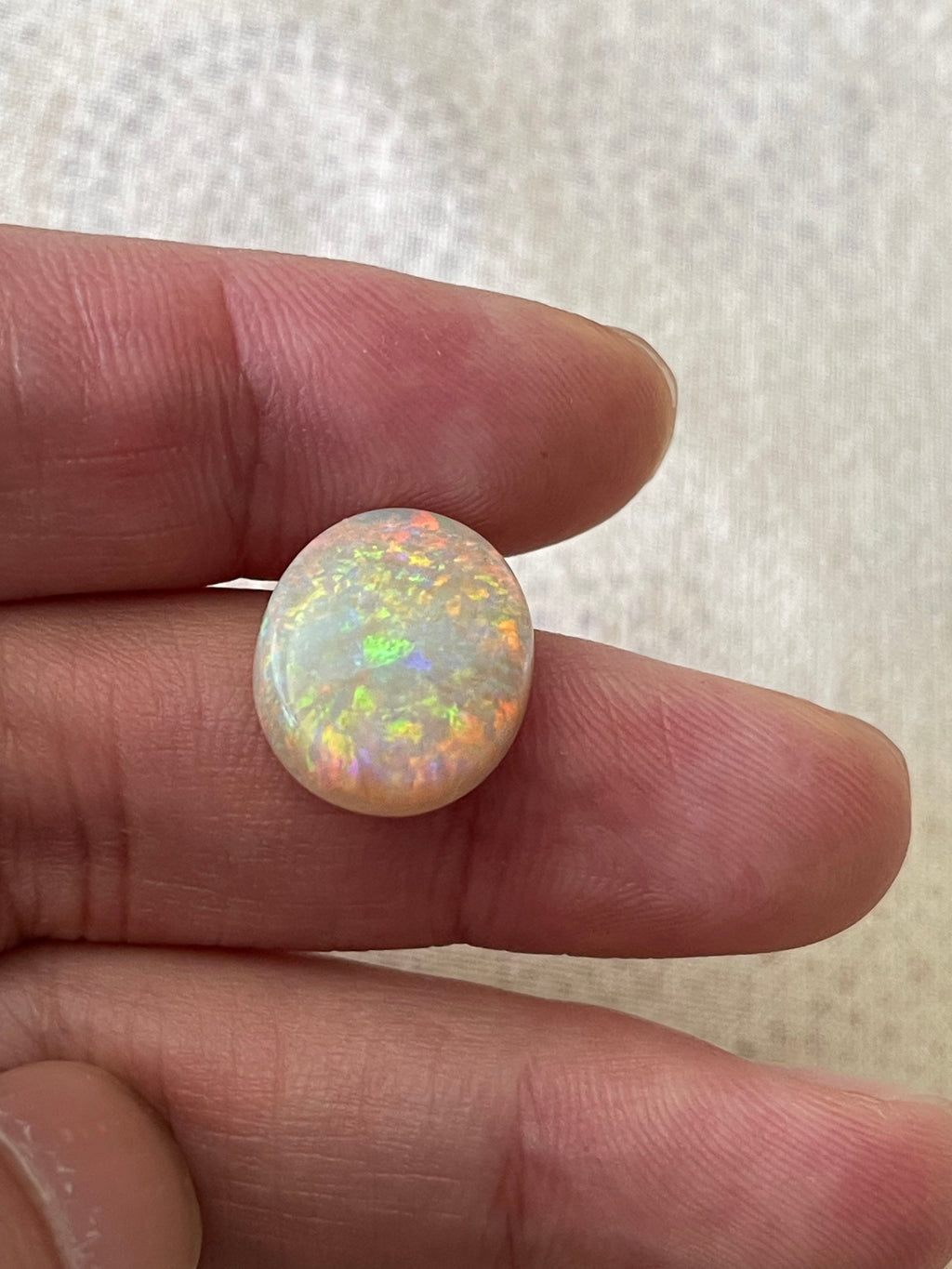 Genuine Australian Opal Loose Stone - Fire Opal Gem - Multi Color Natural Stone