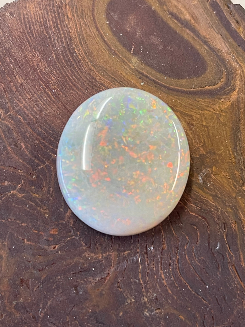 Genuine Australian Opal Loose Stone - Large Fire Opal Gem - Multi Color Natural Stone