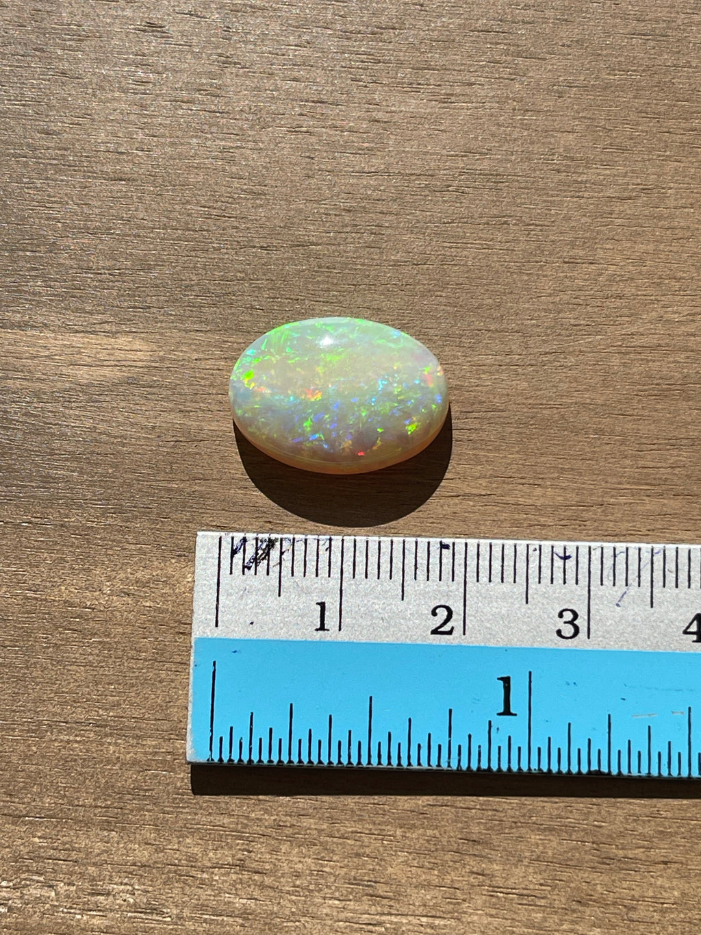 Natural Australian Opal Loose Stone – Vibrant Multi-Color Fire Opal, Premium Gem