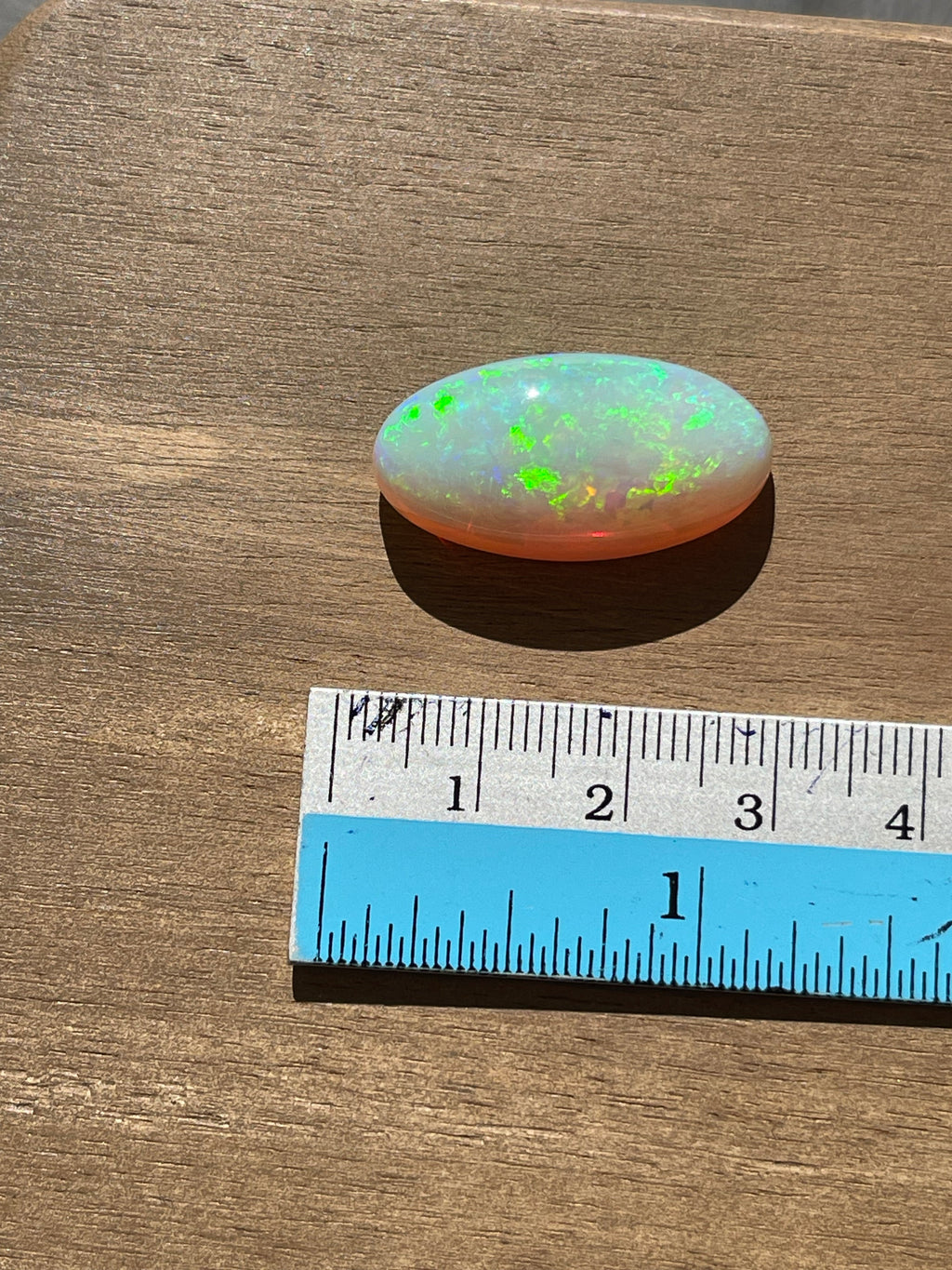 Genuine Australian Opal Loose Stone - Large Fire Opal Gem - Multi Color Natural Stone